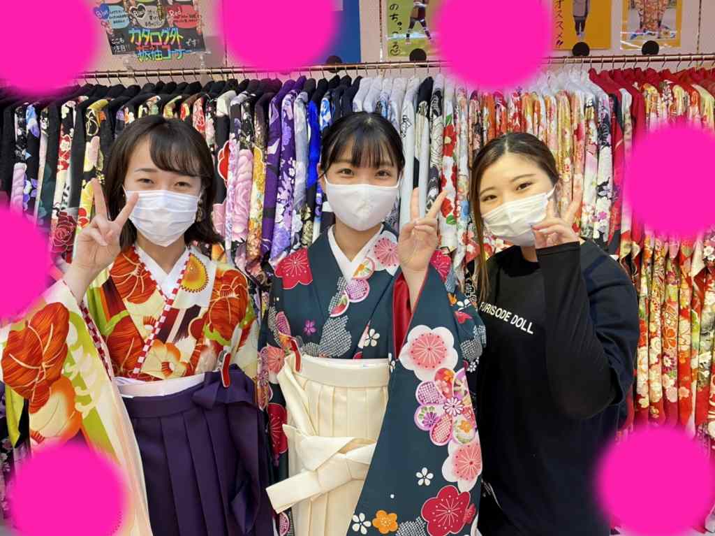 ♡17日　お友達同士でご来店の人気シリーズでレトロの可愛い袴姫ちゃん♡