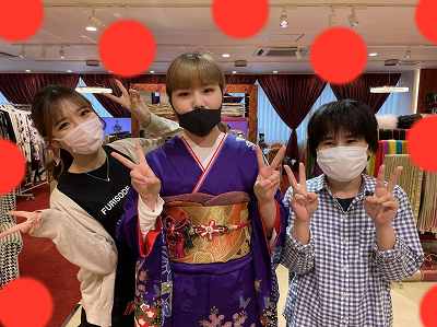 ♡18日　大阪梅田で袴レンタル姫ちゃん♡