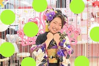 前撮り　振袖　TAKAZEN心斎橋店