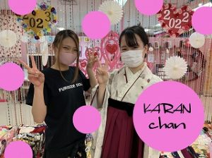 中村理砂ちゃん　袴　TAKAZEN心斎橋店