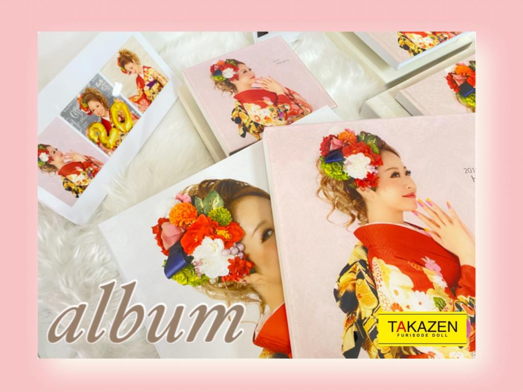 TAKAZEN　タカゼン　前撮り　アルバム　写真プラン　振袖　成人式　レンタル