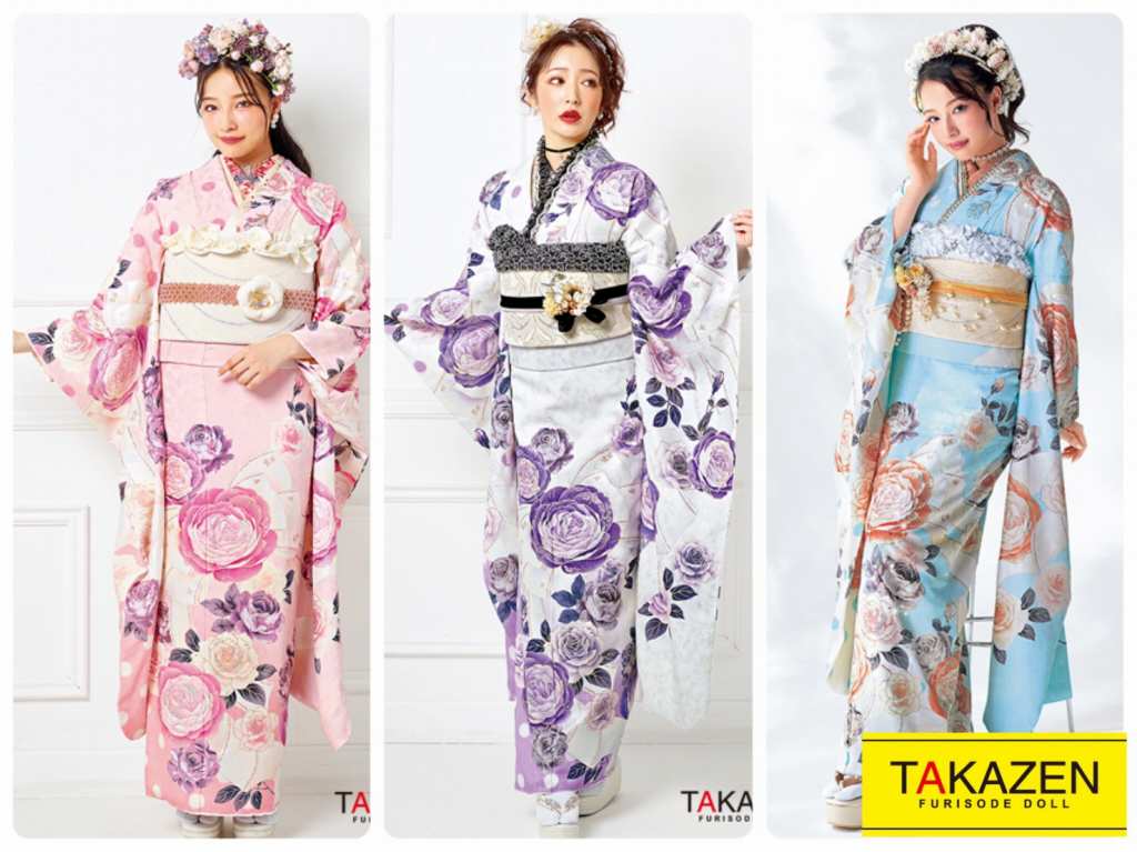 TAKAZEN　タカゼン　　派手　キラキラ　振袖　成人式　レンタル