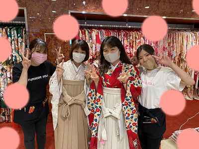 【TAKAZEN梅田本店】♡28日　お友達同士袴姫ちゃん♡