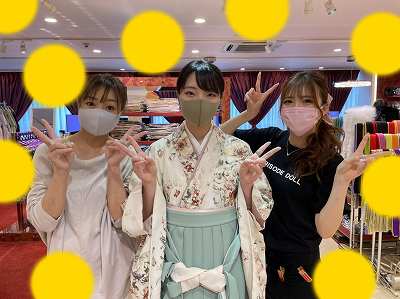 【TAKAZEN梅田本店】♥26日　ご姉妹様で！華やかお振袖＆袴姫ちゃん♥