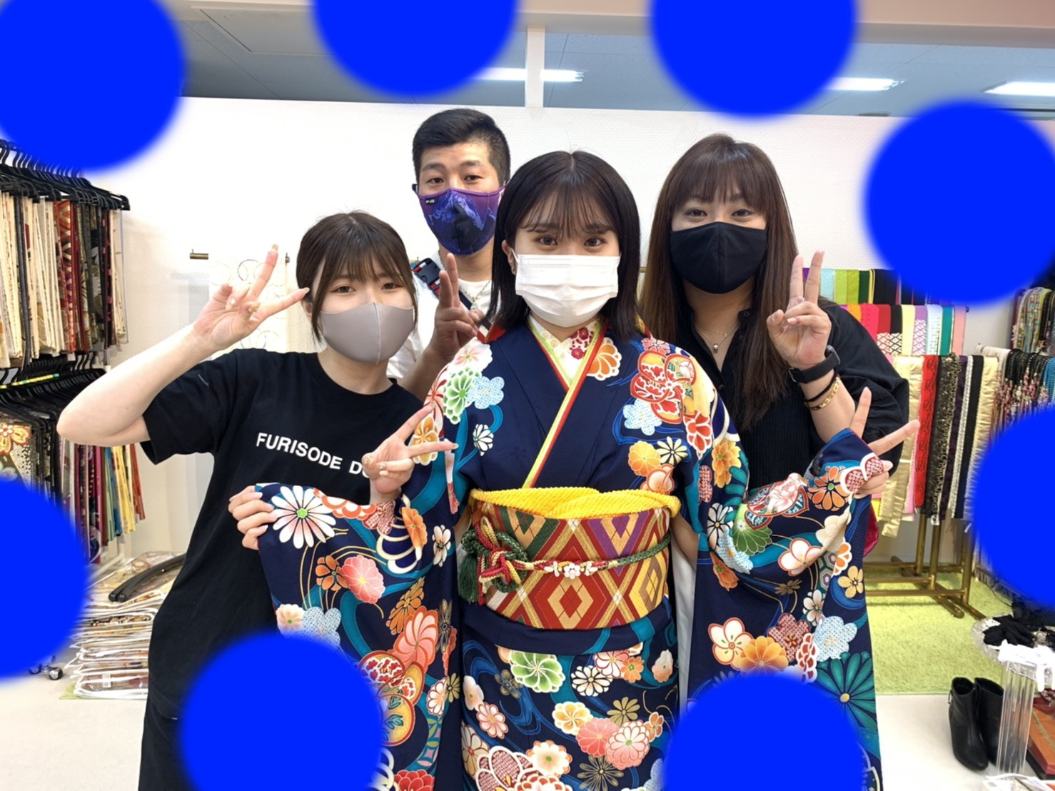 【TAKAZEN神戸店】♡1日　成人式のお振袖＆卒業式の袴姫ちゃん♡
