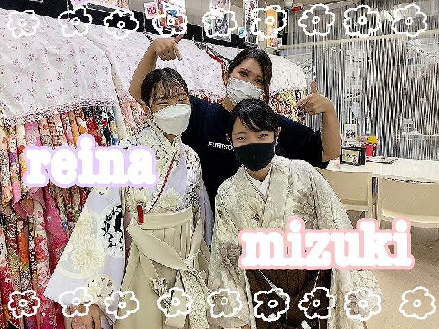 【TAKAZEN奈良店】20日♡2022年卒業式袴姫ちゃん＆2023年成人式姫ちゃんご来店♡