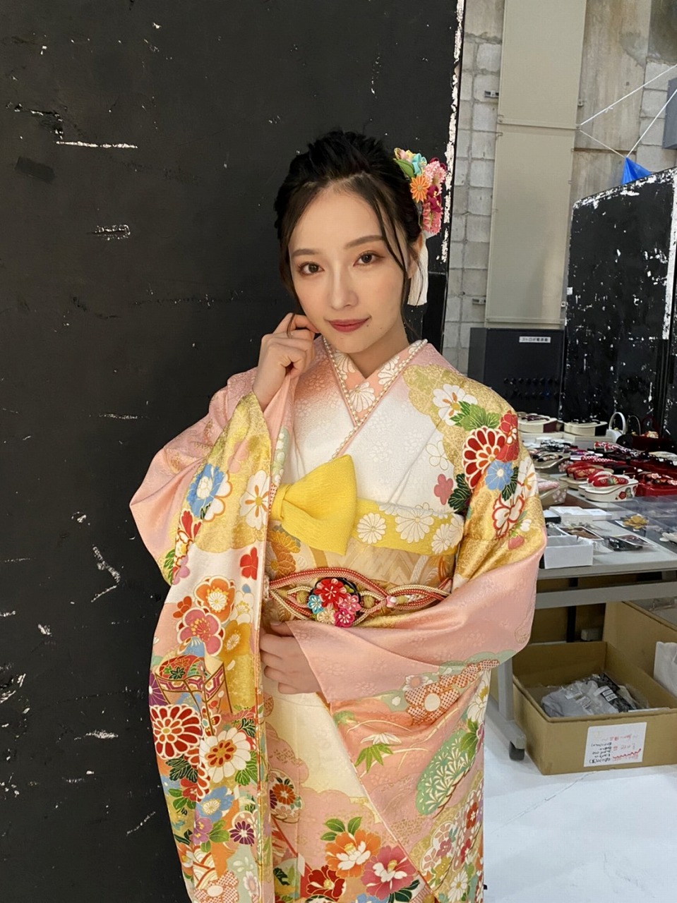 村瀬紗英 TAKAZEN振袖