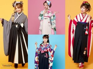 袴レンタル　卒業式袴　卒業式袴レンタル　レトロ袴　古典袴　個性的袴
