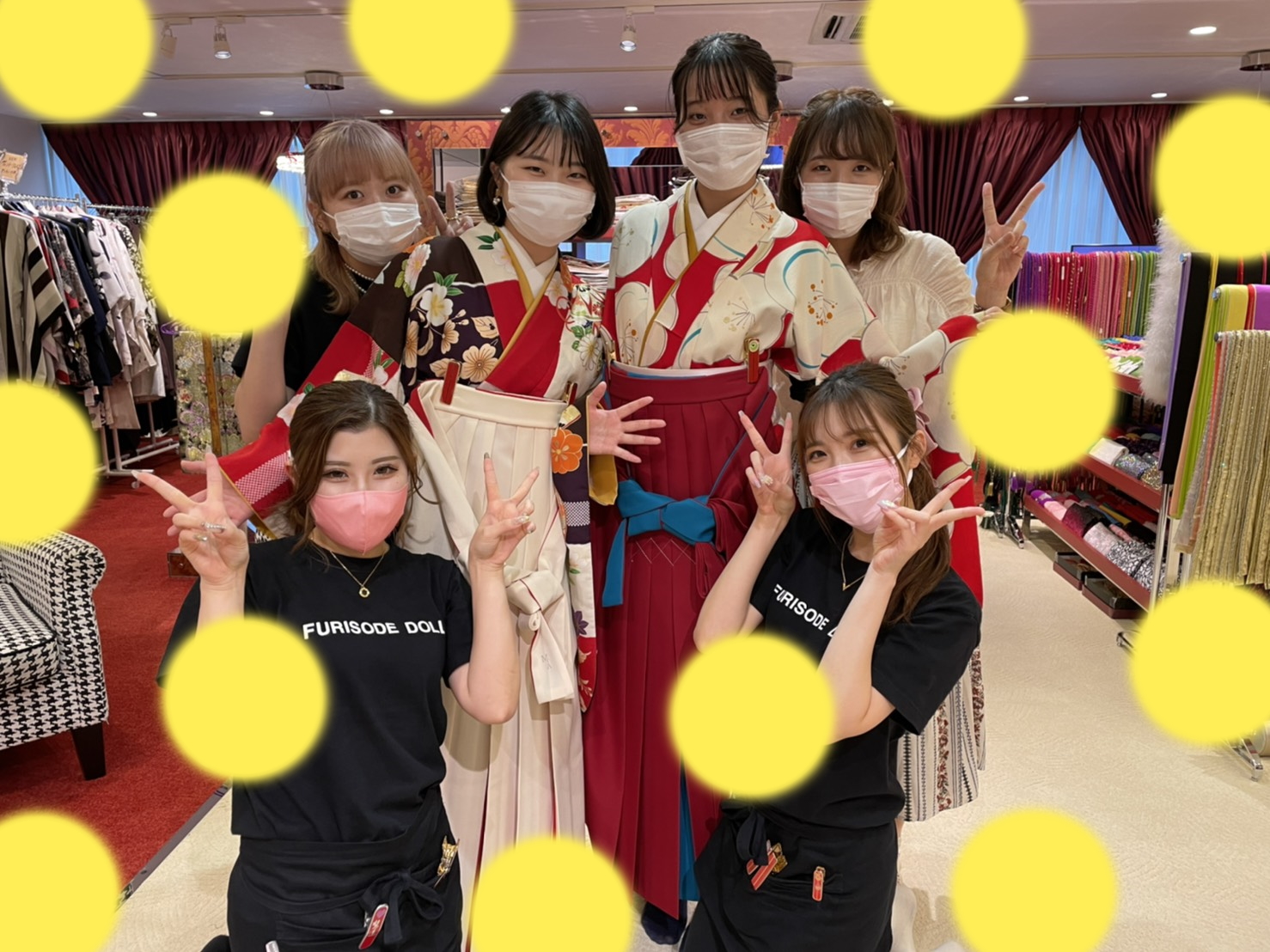 【TAKAZEN梅田本店】♡2日　カワイイ袴＆お振袖姫ちゃん♡