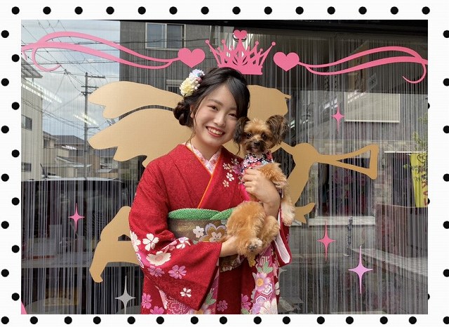 振袖　レンタル　かわいい