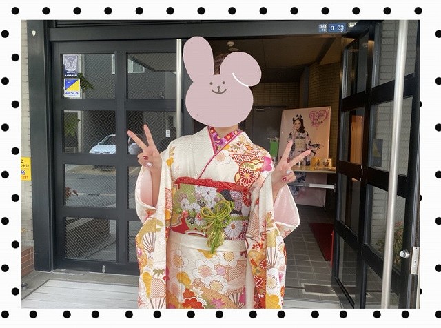 振袖　レンタル　かわいい