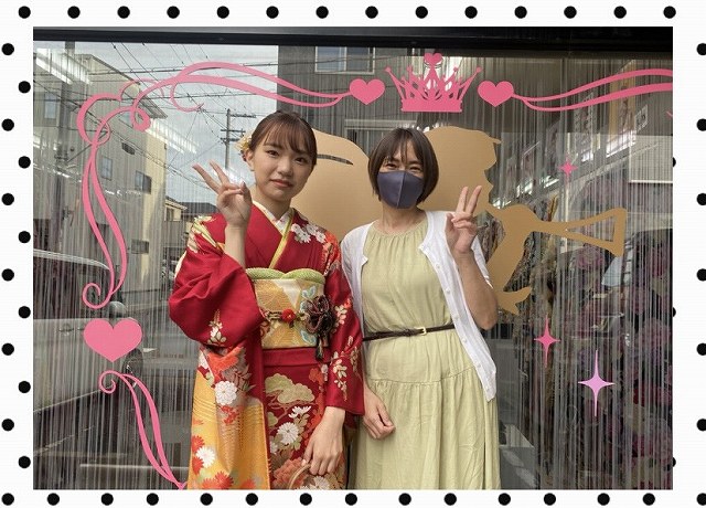 振袖　レンタル　かわいい