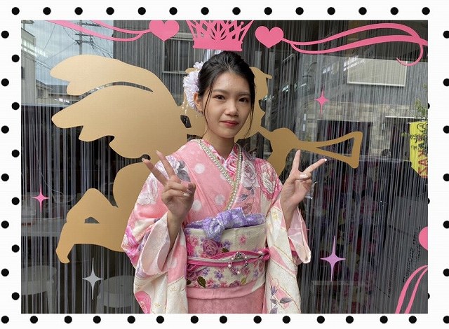 振袖　レンタル　かわいい