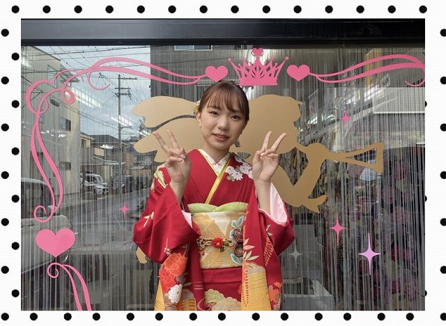 振袖　レンタル　かわいい