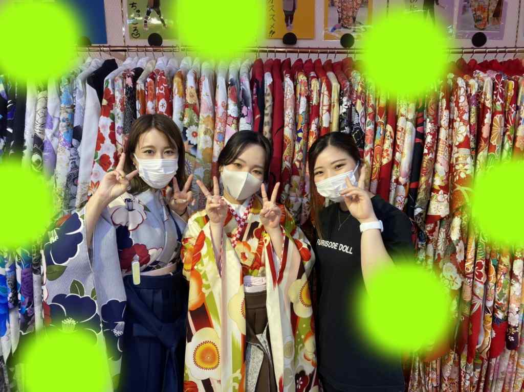 【TAKAZEN神戸店】♡6日　お友達同士のイマドキの可愛い袴の姫ちゃん♡