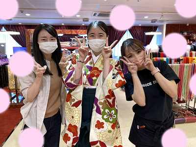【TAKAZEN梅田本店】♡13日ハカマ＆お振袖姫ちゃん♡