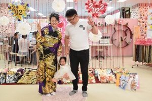 前撮り　振袖　TAKAZEN心斎橋店