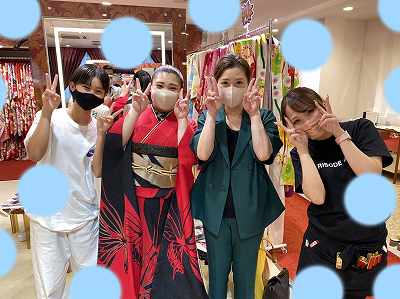 【TAKAZEN梅田本店】♡9日　大阪梅田で袴＆お振袖レンタル姫ちゃん♡