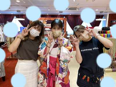 【TAKAZEN梅田本店】♡6日カワイイ袴＆お振袖姫ちゃん♡