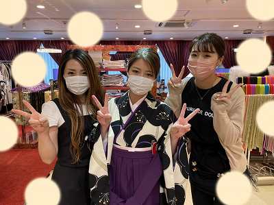 【TAKAZEN梅田本店】♡8日　大阪梅田でお振袖＆袴レンタル姫ちゃん♡