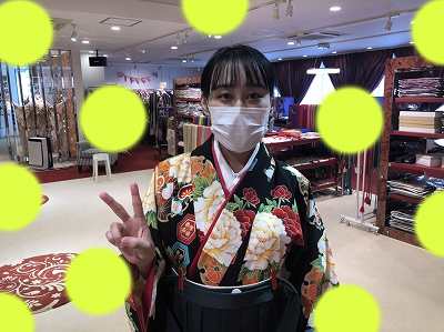 【TAKAZEN梅田本店】♡15日　ハカマ＆お振袖姫ちゃん♡