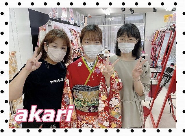 【TAKAZEN奈良店】16日♡王道可愛い赤の古典柄姫ちゃんご紹介♡