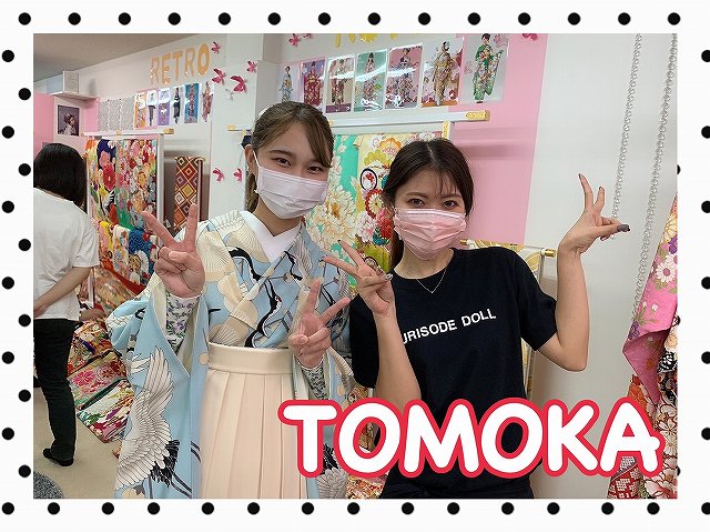 【TAKAZEN奈良店】18日♡レトロ柄の卒業式袴姫ちゃん＆2023年成人式古典柄振袖姫ちゃん♡