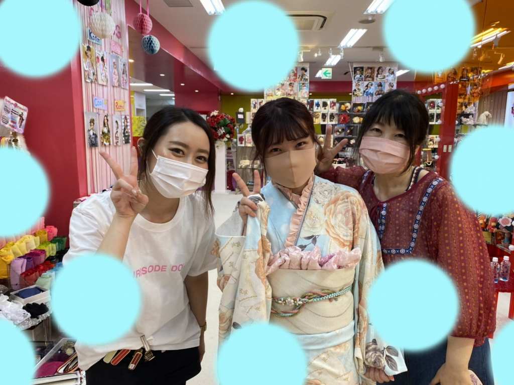 【TAKAZEN神戸店】♡9日　大人気♥水色×ピンクのTAKAZENオリジナル振袖の可愛い姫ちゃん♡