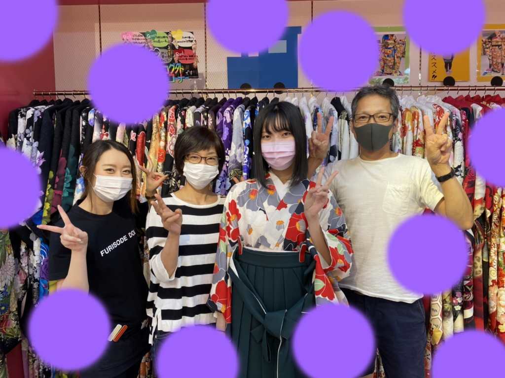 【TAKAZEN神戸店】♡20日　三ノ宮で人気のかわいいレトロ袴の姫ちゃん達＆モード系振袖のアルバム姫ちゃん♡