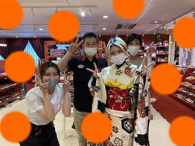 【TAKAZEN梅田本店】♡5日　大阪梅田で卒業式袴＆成人式お振袖レンタル姫ちゃん♡