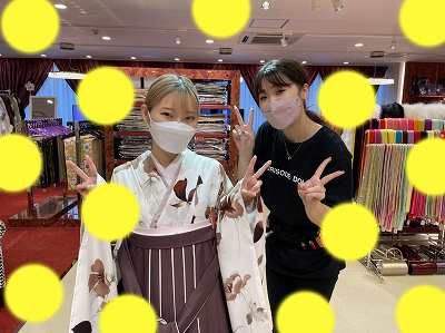 【TAKAZEN梅田本店】♡9日　イマドキ袴＆お振袖姫ちゃん♡