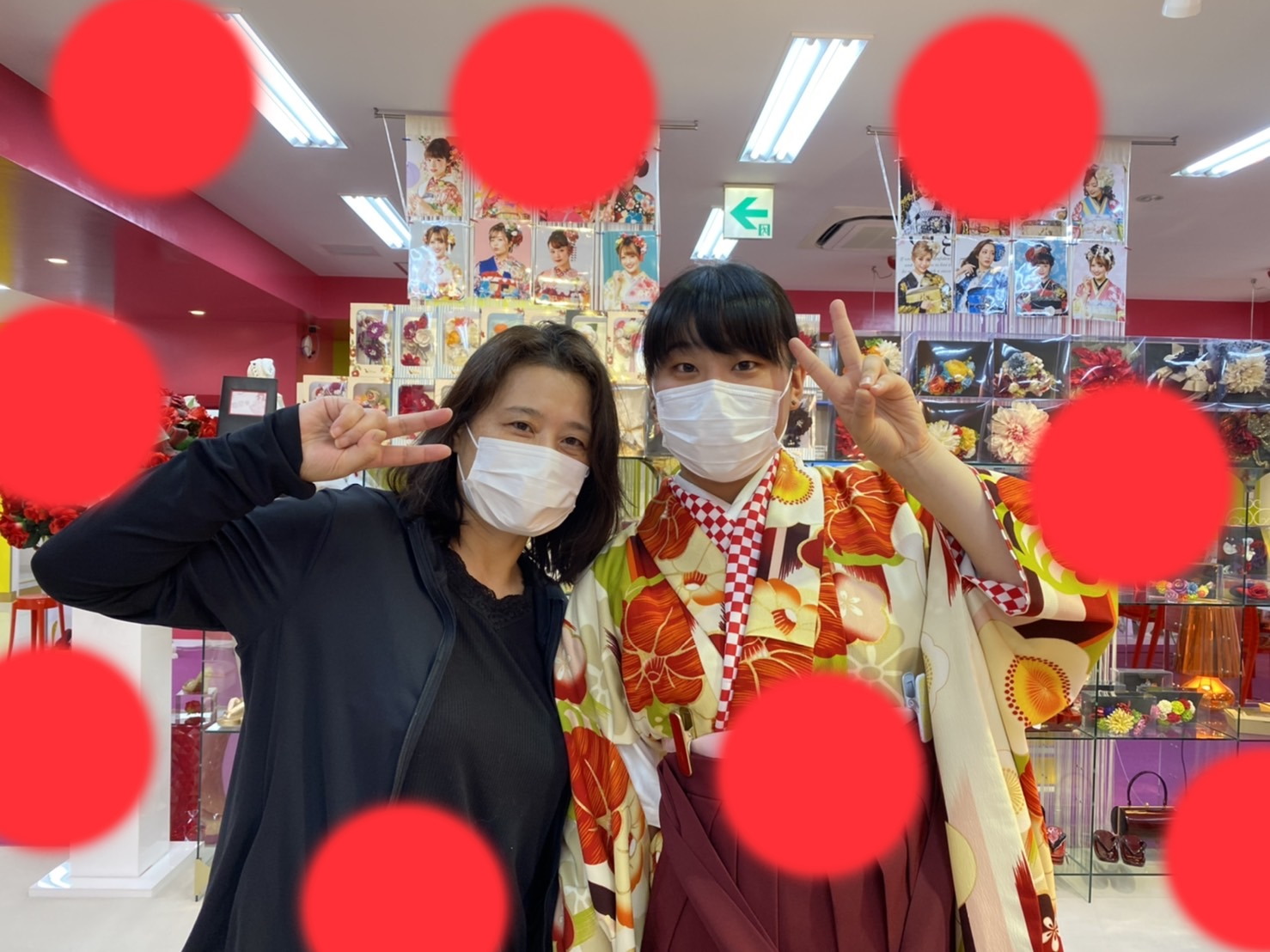 TAKAZEN タカゼン 袴 卒業式 レンタル 格安 可愛い