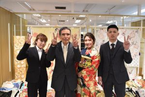 前撮り　古典柄　振袖レンタル