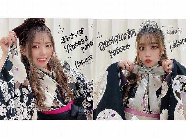 イマドキ可愛いアンティーク調袴＆大人可愛いヴィンテージ袴のご紹介♡