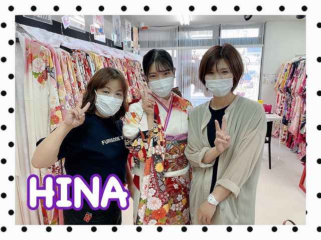 【TAKAZEN奈良店】14日♡2024年成人式大人っぽい白地の古典柄姫ちゃん＆抹茶の袴で大人可愛い姫ちゃんご来店♡