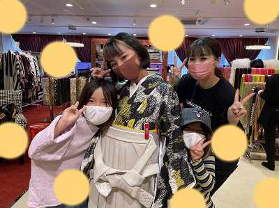 【TAKAZEN 梅田本店】♡31日　カワイイ袴＆振袖姫ちゃん♡