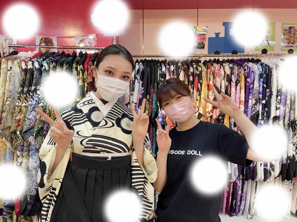 【TAKAZEN神戸店】♡10日 モノトーンコーデで卒業式はオシャレに☆袴姫ちゃん♡