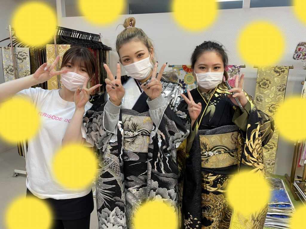 【TAKAZEN神戸店】♡17日　いとこちゃん同士で♡龍と虎のカッコイイお振袖姫ちゃん♡