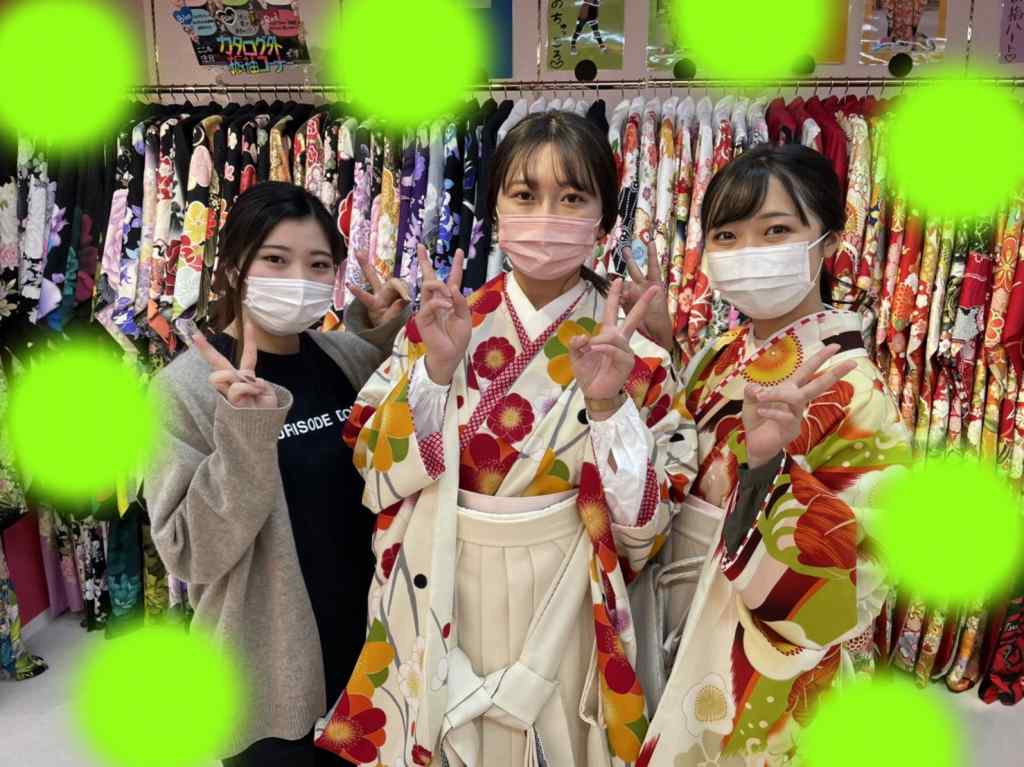 【TAKAZEN神戸店】♡21日　イマドキの淡い袴の可愛い袴の姫ちゃん♡