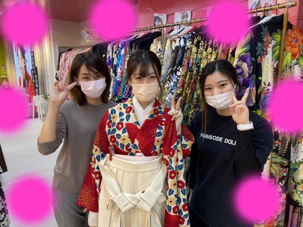 【TAKAEZN神戸店】♡28日　卒業式のレトロの可愛い袴の姫ちゃん♡
