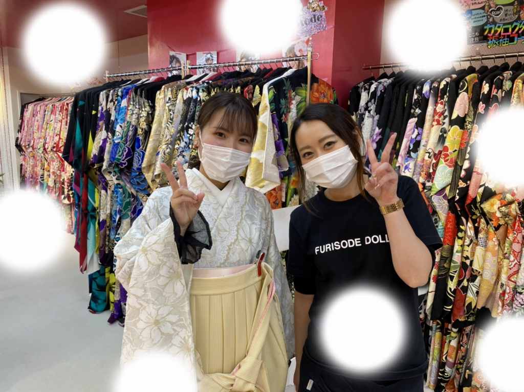 TAKAZEN　タカゼン　袴　卒業式　レンタル　格安　可愛い レース　白　クリーム