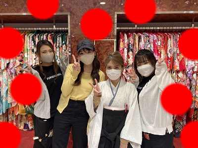【TAKAZEN梅田本店】♡6日　大阪梅田で卒業式袴レンタルひめちゃん♡