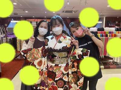【TAKAZEN梅田本店】♡1日　大阪梅田でカワイイ袴＆お振袖姫ちゃん♡