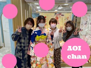 ヴインテージ　古典　振袖レンタル　TAKAZEN心斎橋店