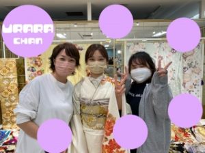 ヴインテージ　くすみ　振袖レンタル