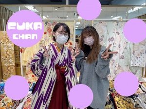 おしゃれ　古典柄　袴レンタル