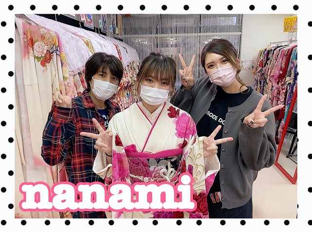 【TAKAZEN奈良店】8日♡ピンクでオシャレなモード柄振袖姫ちゃんご来店♡