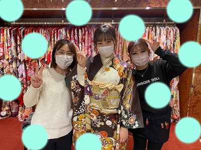 【TAKAZEN梅田本店】♡27日　大阪梅田で　お振袖＆袴レンタル姫ちゃん♡