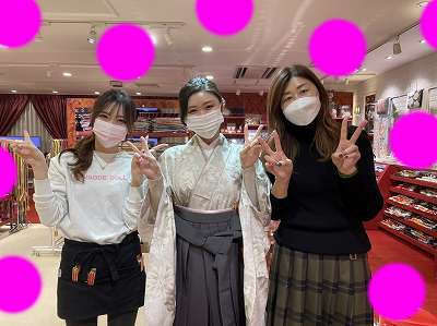 【TAKAZEN梅田本店】♡25日　大阪梅田で卒業式袴レンタル姫ちゃん♡