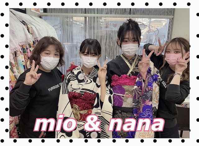 【TAKAZEN奈良店】14日♡モノトーンのレトロ振袖姫ちゃん＆大人可愛いモード系振袖姫ちゃん＆キュート系のラブリー振袖姫ちゃん♡